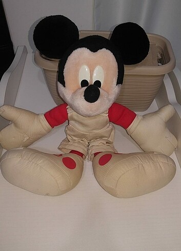  Beden Mickey mouse Disney orjinal peluş özel üretim eskilerden nadir b