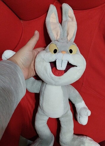 Vintage Bugs bunny orjinaldir etiketi kesiktir tertemiz sorunsuz