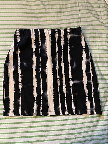 Zebra desen mini etek