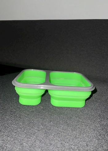 Yeşil Katlanabilir Gıda Saklama Kabı - Görsel 3
