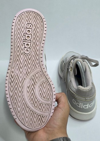 37,5 Beden gri Renk Adidas Hoops 2.0 K
