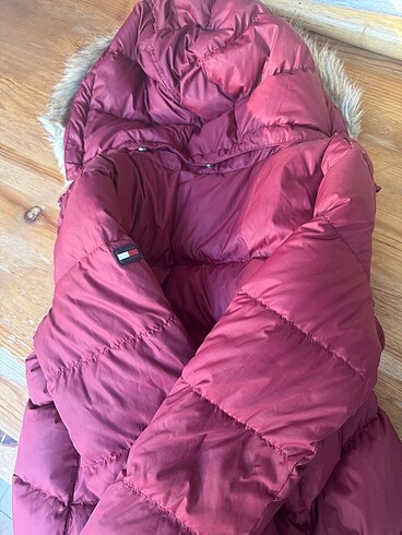 11-12 Yaş Beden bordo Renk Tommy Hilfiger Mont