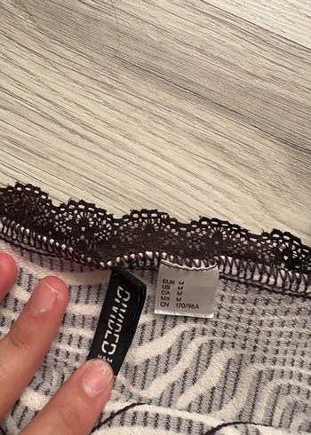 H&M Zebra Desenli crop