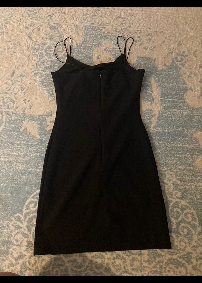 Siyah mini elbise - Görsel 2