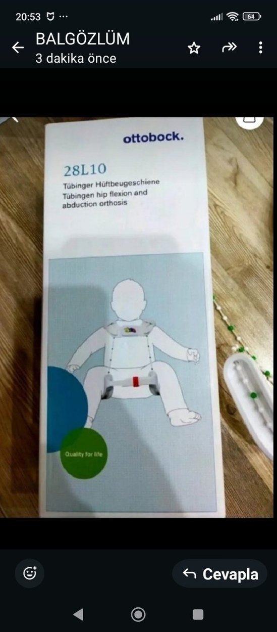 Tübingen ortezi kalça çıkıklığı - Görsel 5