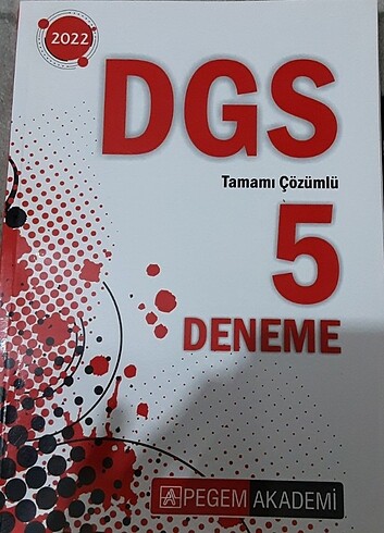 Pegem yayınları dgs 5 deneme