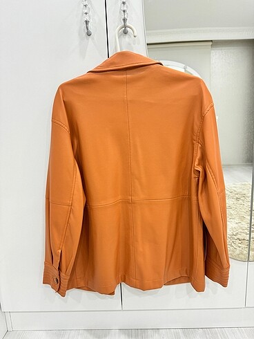 xs Beden turuncu Renk Bershka ceket
