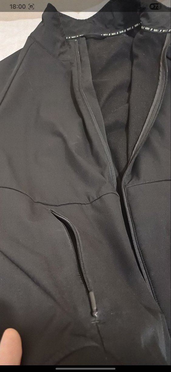 Siyah Yüksek Yakalı Erkek Spor Ceket - Görsel 4