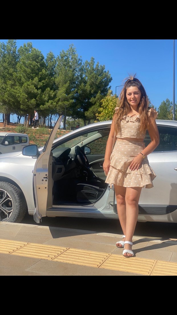 Bej Mini Fırfırlı Straplez Elbise - Görsel 3