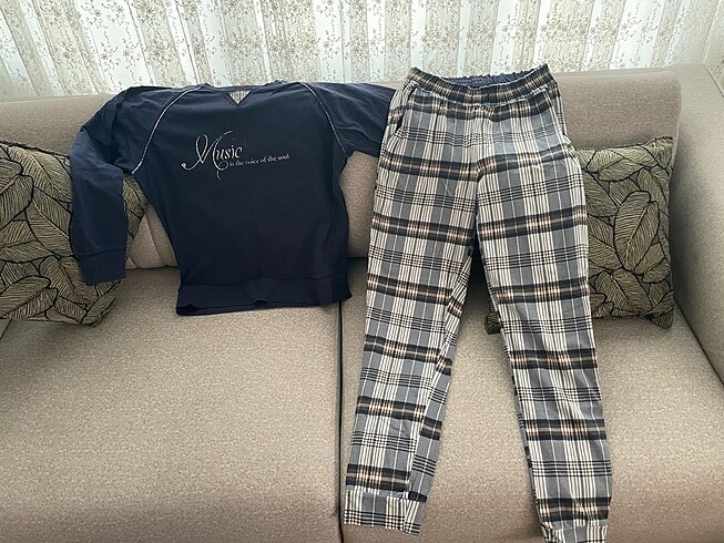 Acil Acil 3 Adet Pijama Takımı