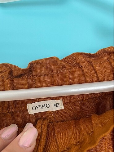 Orjinal oysho yumusak keten pantolon - Görsel 2