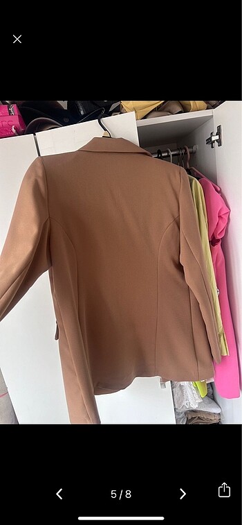 s Beden camel Renk Blazer yeni ceket