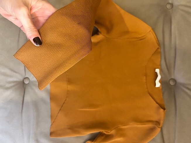 Yeni triko crop kazak