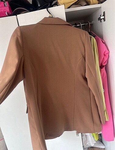 m Beden camel Renk Blazer yeni ceket