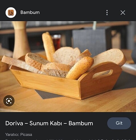 Beden Bambum servis tepsi