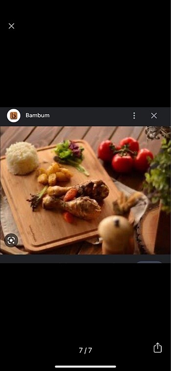 Bambum sunum tabağı