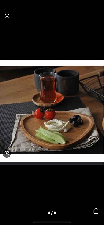 Beden Bambum üçgen tepsi