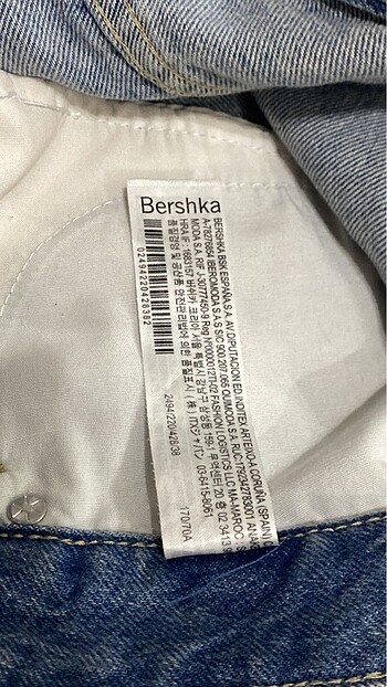 s Beden mavi Renk bershka mini şort