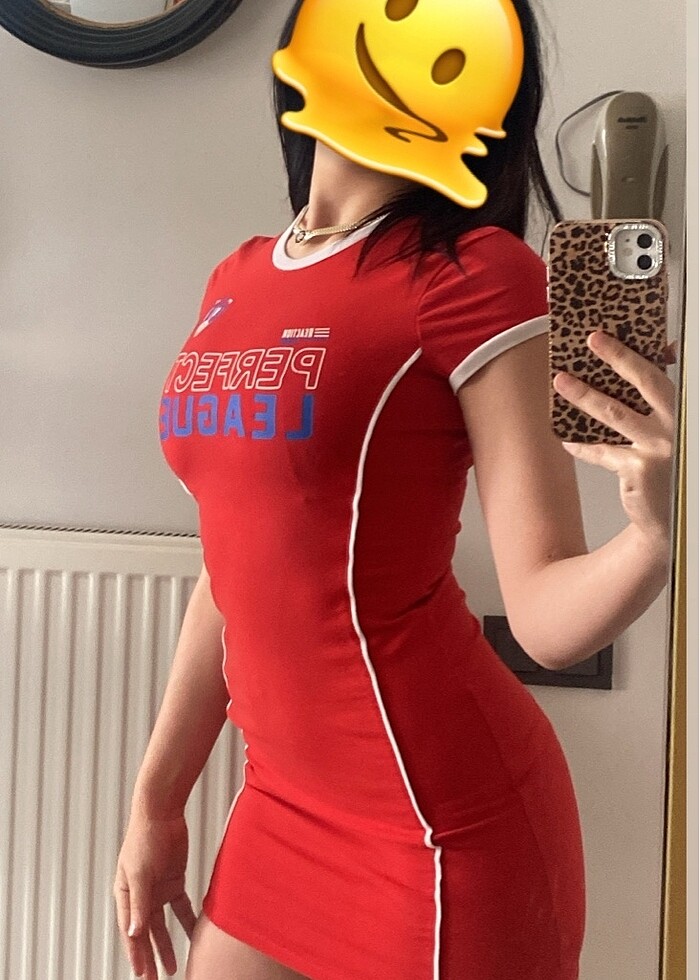 bershka yarışcı elbisesi - Görsel 2