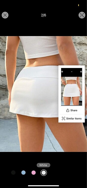 Sheinside shein tenis eteği