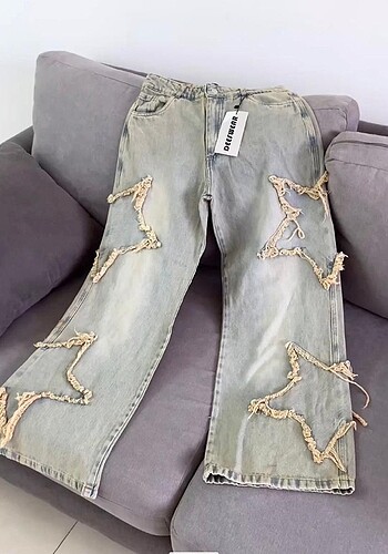 Y2k stars Pantolon