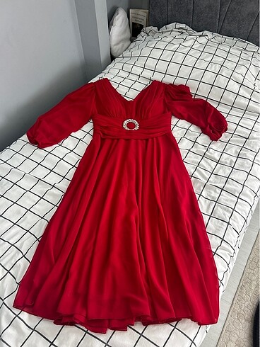 Abiye Kırmızı abiye