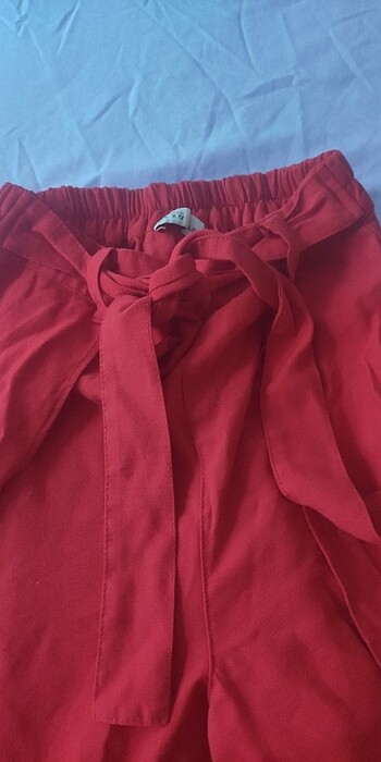 34 Beden kırmızı Renk Kumas pantolon