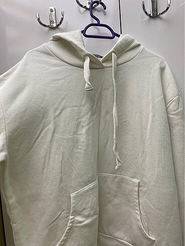 Addax m beden beyaz sweatshirt