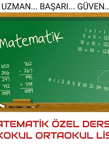 Matematik Özel Ders 