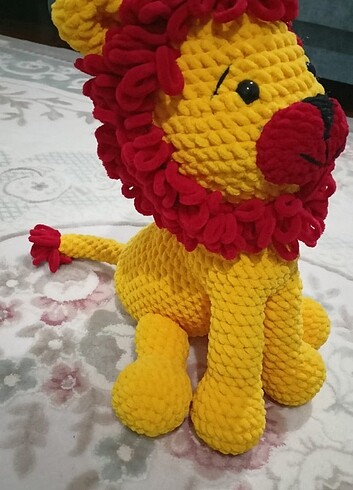 Galatasaraylı amigurumi aslan