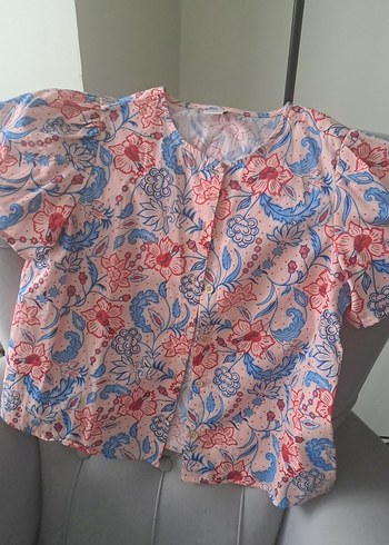 Pembe Desenli kiz cocuk gomlek - Görsel 3