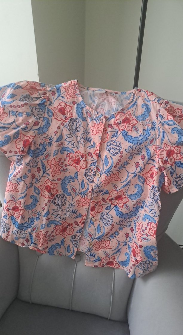 Pembe Desenli kiz cocuk gomlek - Görsel 3