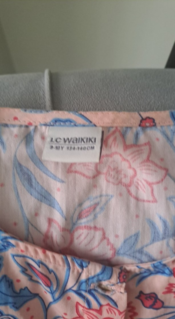 Pembe Desenli kiz cocuk gomlek - Görsel 2