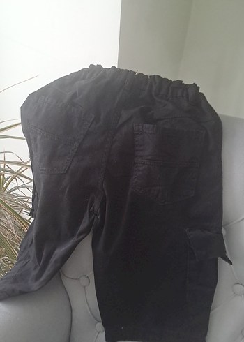 Siyah Fermuarlı Rahat Kesim Kısa Kot Pantolon - Görsel 2