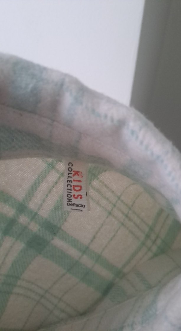 Düğmeli Uzun Kollu cocuk oduncu Gömlek - Görsel 2