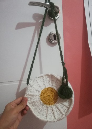 Kız çocuk örgü çanta - Görsel 2