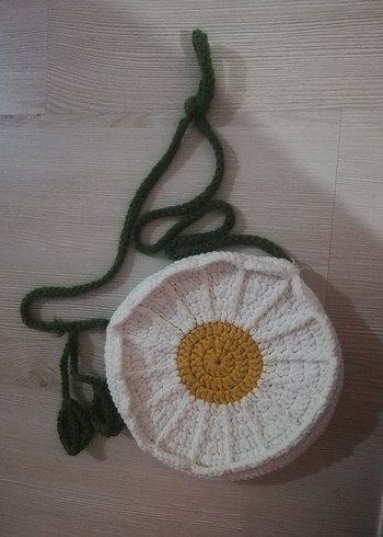 Kız çocuk örgü çanta - Görsel 5