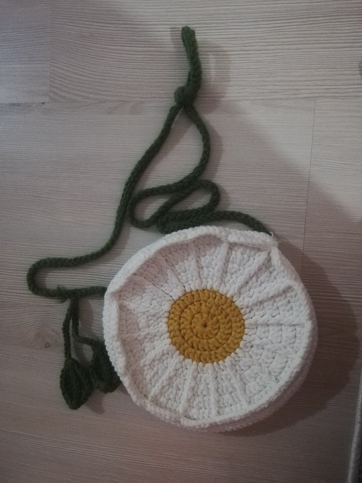 Kız çocuk örgü çanta - Görsel 5