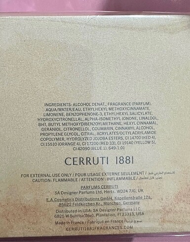 Beden Renk Cerruti parfüm