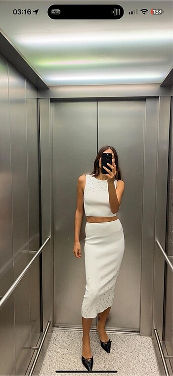 Zara Zara triko etek