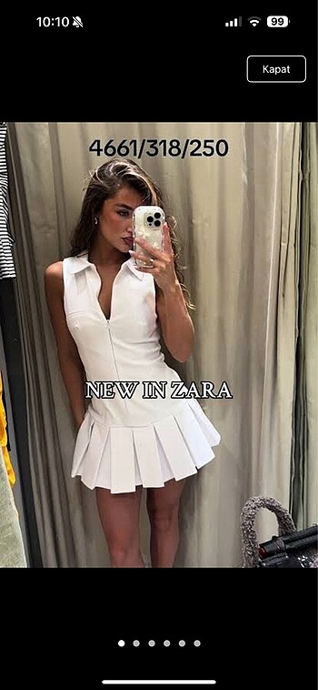 Zara Mini Elbise