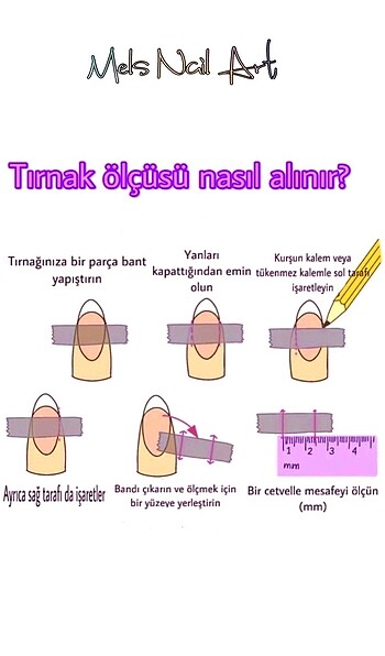  Beden Takma tırnak