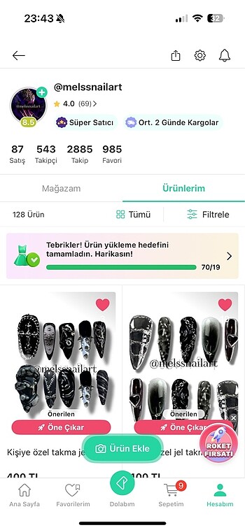 Takma tırnak @melssnailart