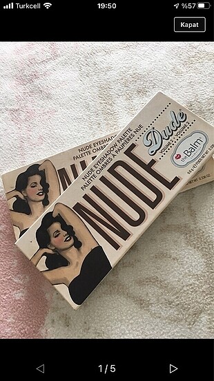 The balm dude nude far paleti