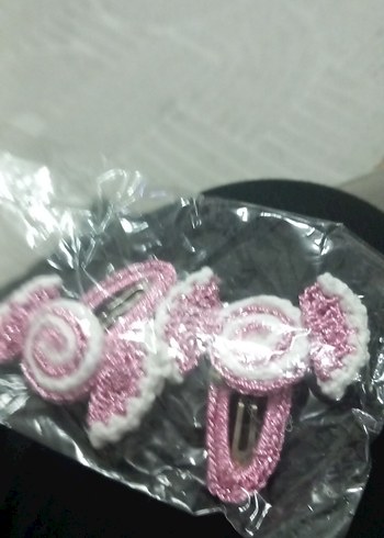 Beyaz Nakışlı Örgü Çocuk Toka - Görsel 13