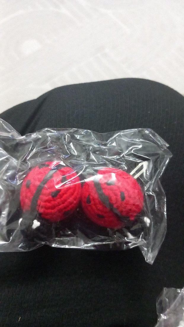 Beyaz Nakışlı Örgü Çocuk Toka - Görsel 4