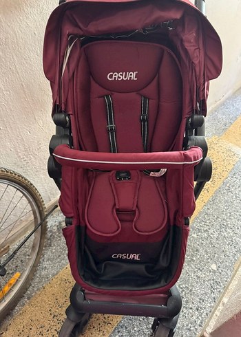 Bordo Casual Bebek Arabası
