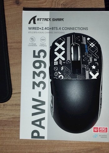 Attack shark x3 oyuncu mause - Görsel 3