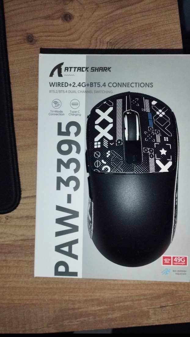 Attack shark x3 oyuncu mause - Görsel 3