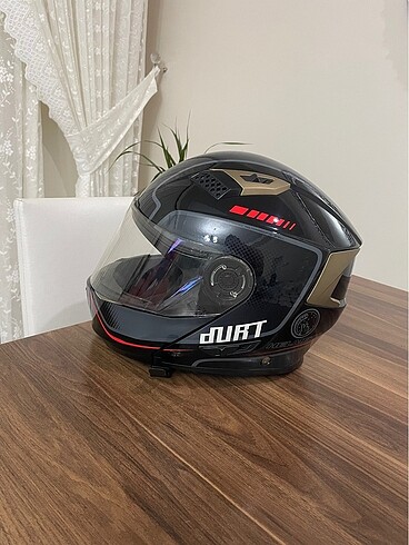 Kask motosiklet interkomlu